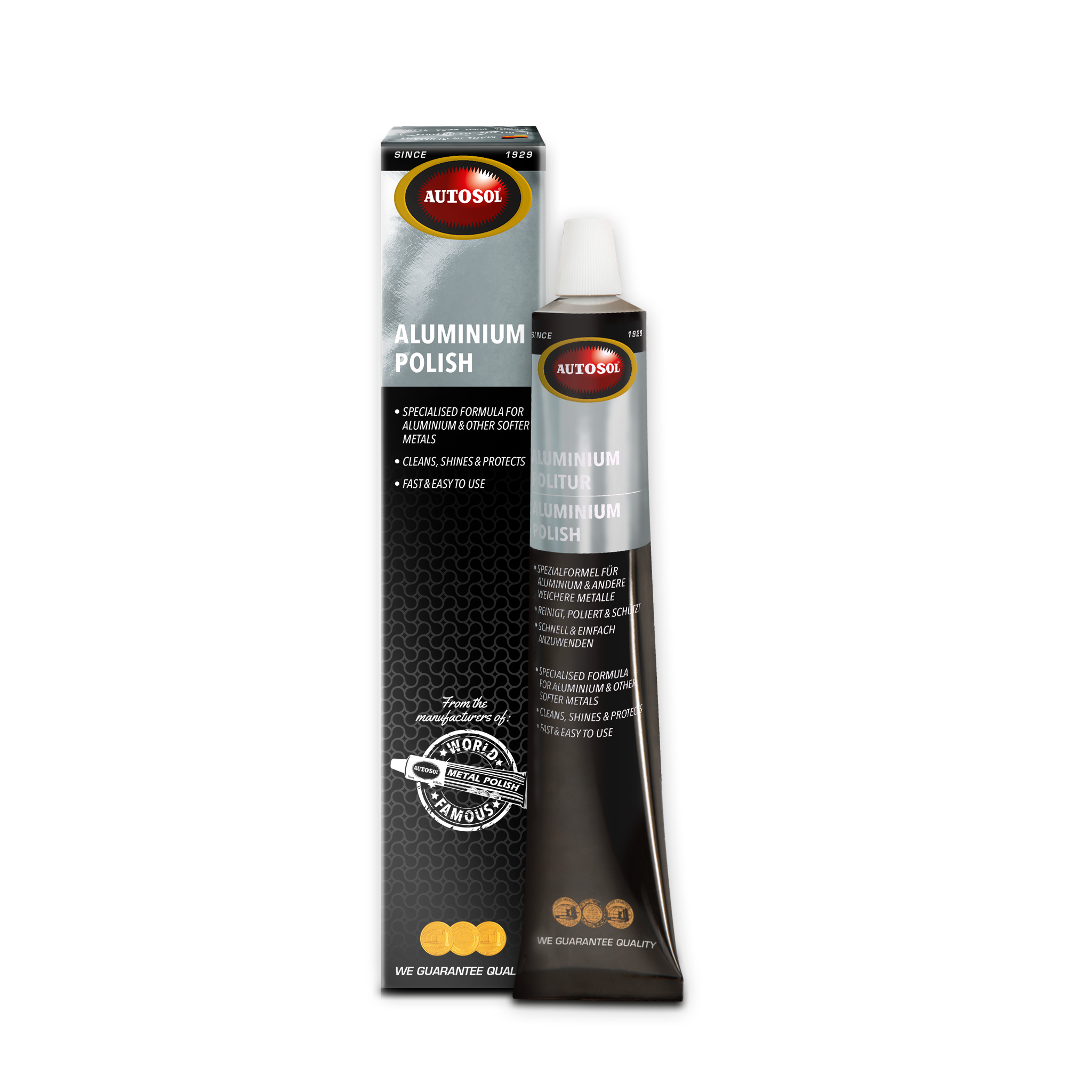 Nettoyant Plastique Autosol 75ml - Pour Intérieur Auto, Caravane, Bateau